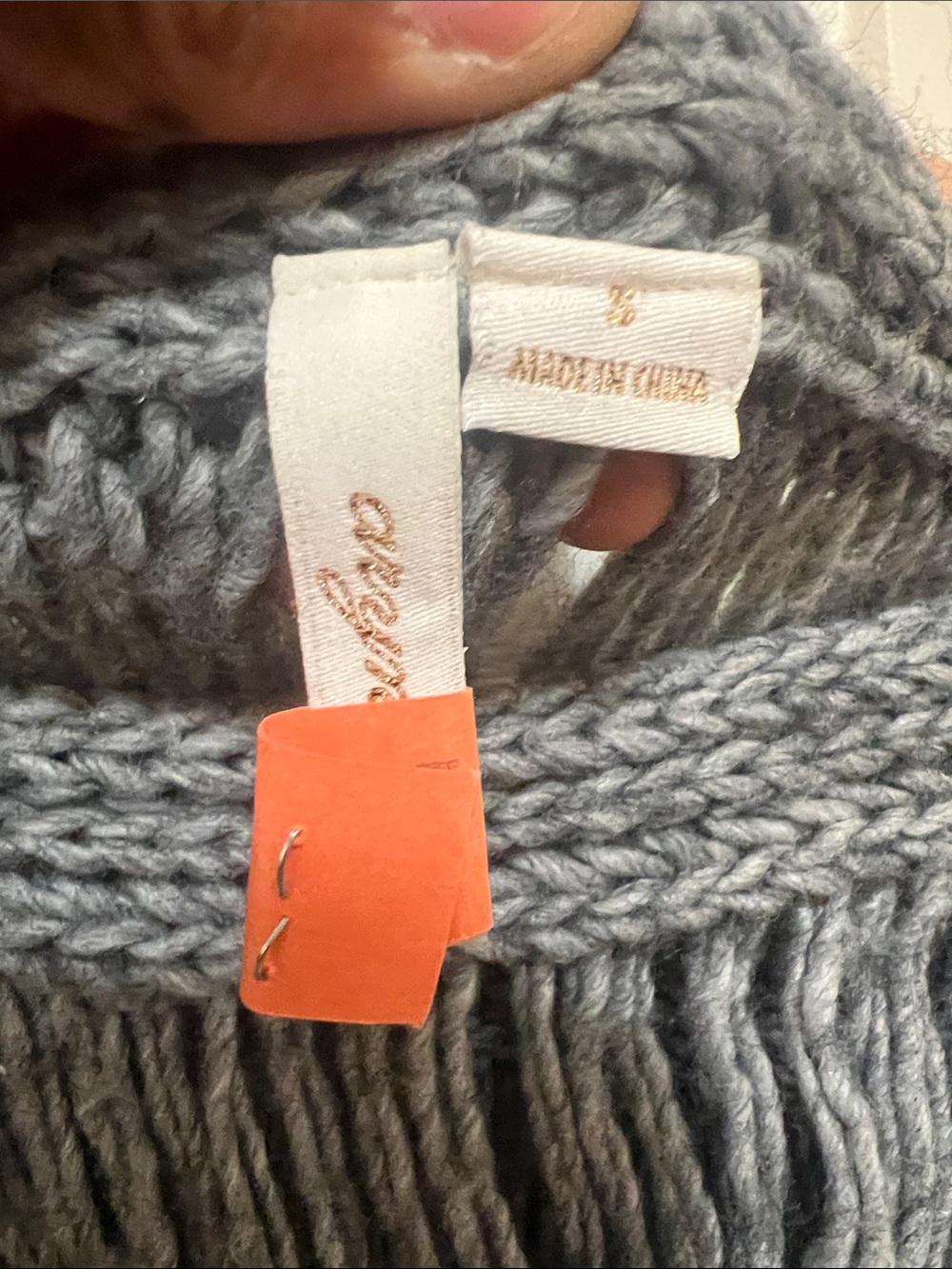 Gray Crochet top - Picture 7 of 8